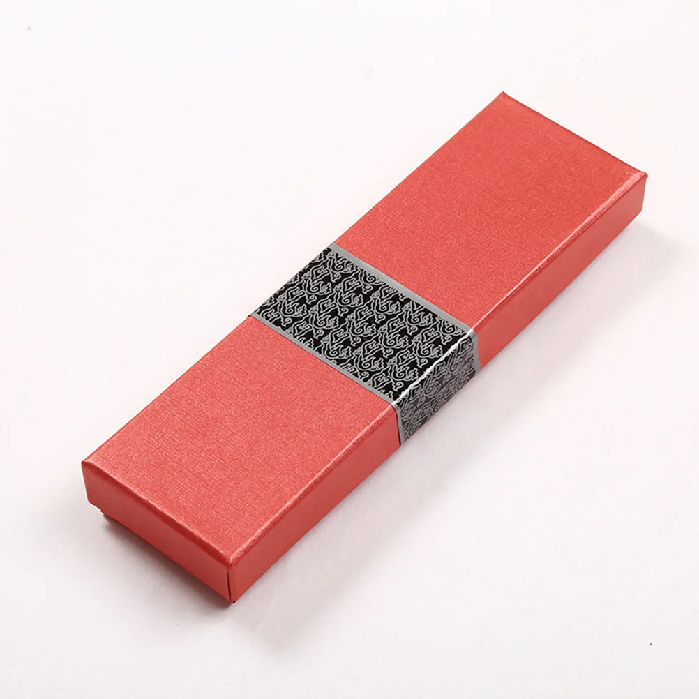 

4pcs Gold Box 18X5X2.5Cm Eco Cardboard Luxury Gift Case For Fountain Pens Storage Display Pouch Pen Gift Box Pen Storage Case