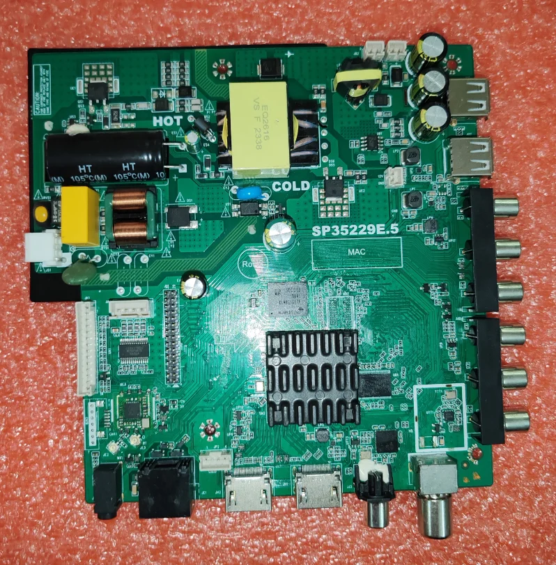 

SP35229E.5 sp352t29e.52xt WiFi network three in one TV motherboard, tested well, physical photo fo 35---110v 200--600ma 35w