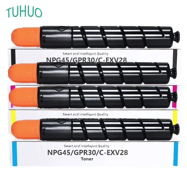 

1PCS NPG-45 GPR-30 C-EXV-28 Toner Cartridge Compatible for Canon IR Advance C5045i C5051 C5250 C5255 NPG45 BK:550g CMY:400g