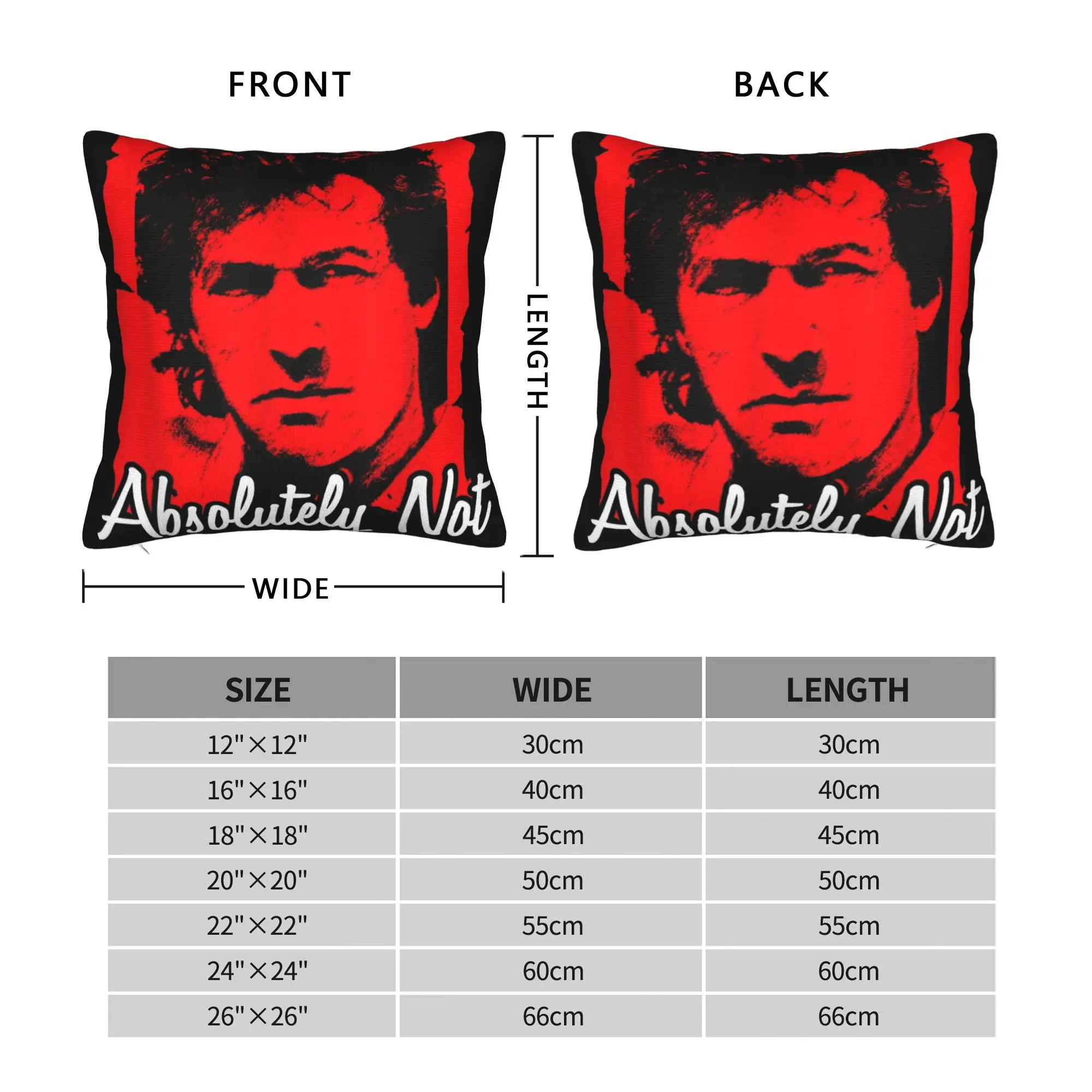 Imran Khan Absolutely Not Pti Pakistan Pillowcases  Vintage Pillow Case For Wedding Party Home Decor Print Pillow Cover