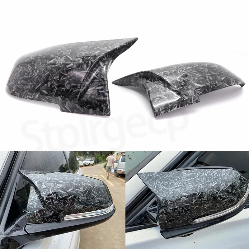 Forged Carbon Pattern Side Wing Mirror Cover for BMW 1 2 3 4 X1 Series F20 F21 F22 F23 F30 F31 F34 F32 F33 F36 E84 F87 I3 I3S