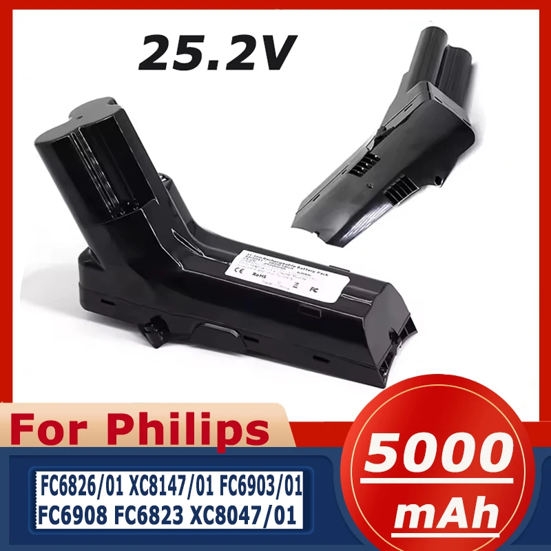 

25.2V Replacement Battery For Philips SpeedPro Max Cordless Vacuum 7000 8000 Series Aqua Plus XC7057/01 XC8049/01 XC8057/011