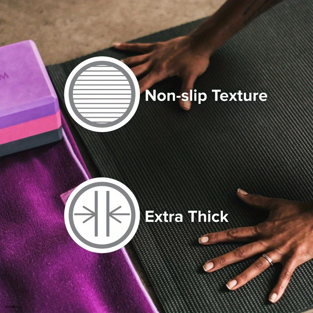 

Berry Red Double-Sided Yoga Mat, 5mm, Foldable, Wide, Comfortable and Non-Slip, Sporty, Lightweight and Durable