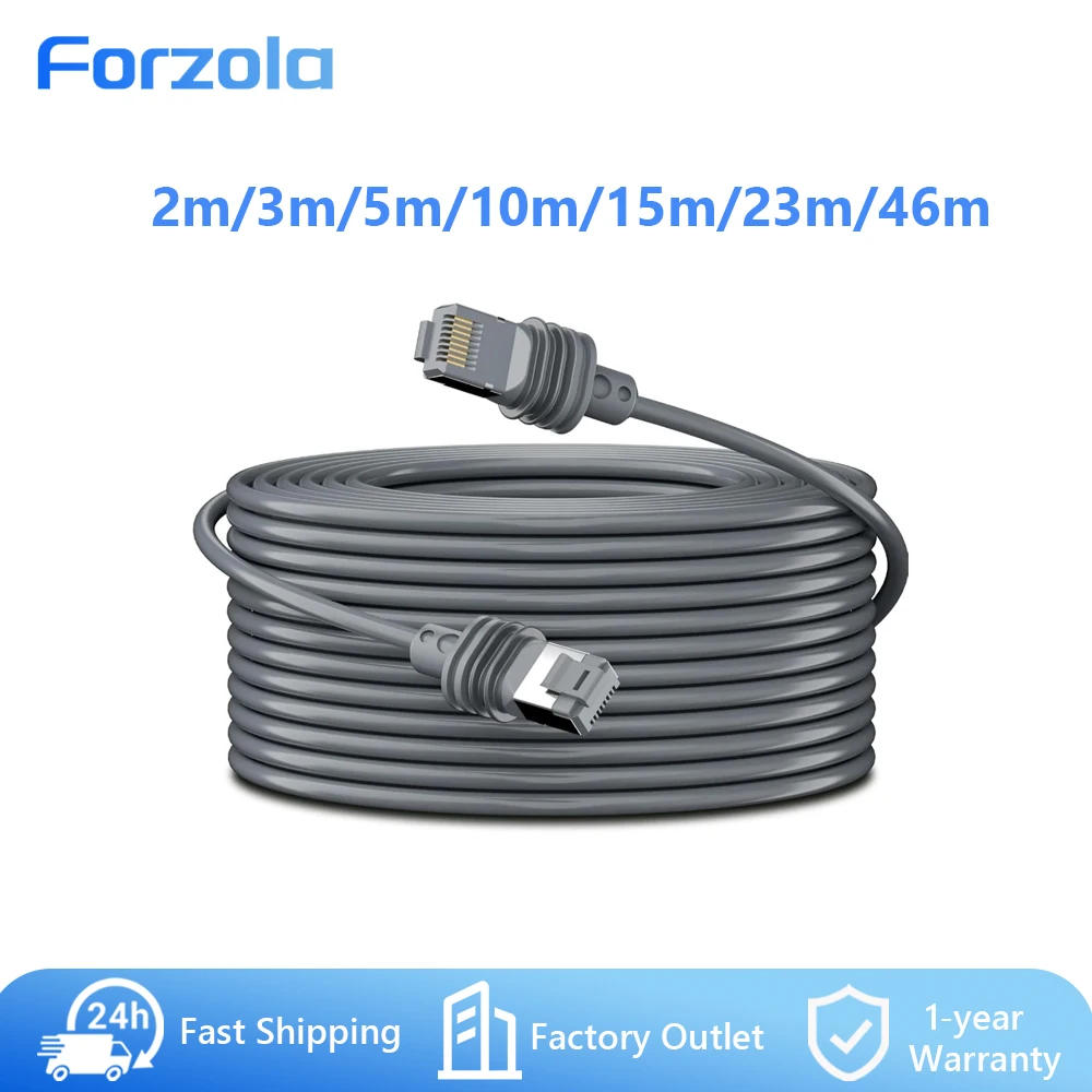 FORZOLA Standard Actuated Starlink Gen 3 Cable Starlink Cable Gen3 Replacement Standard V3 Waterproof Starlink Ethernet Cable