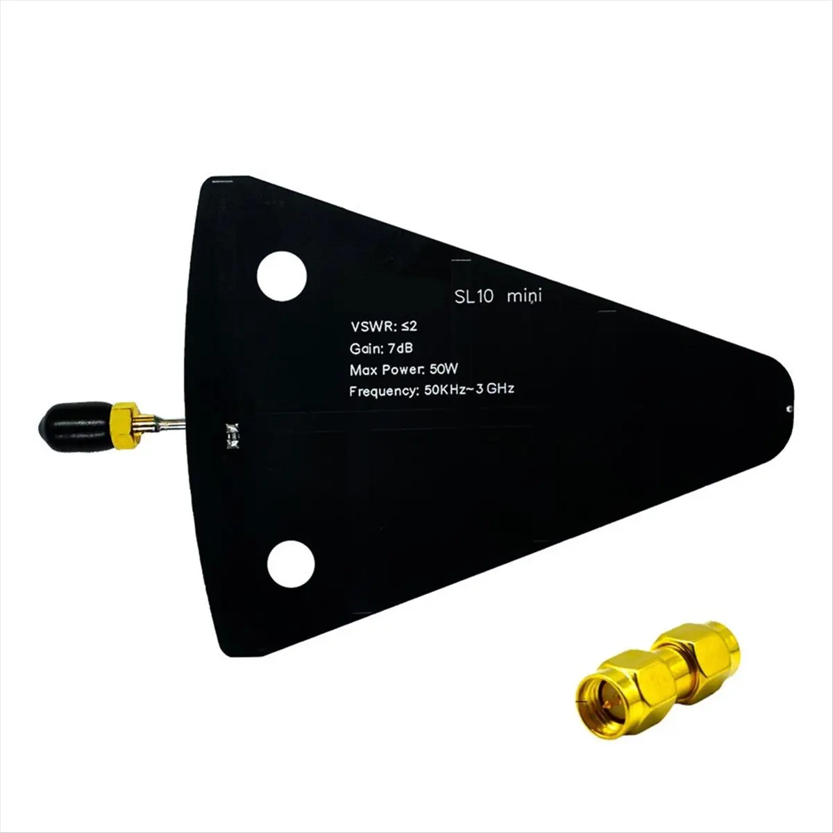 For Log-Periodic Antenna 50K-10.5GHz High Gain Omnidirectional Antenna 4G5G RF MICROWAVE UWB Antenna-A23U