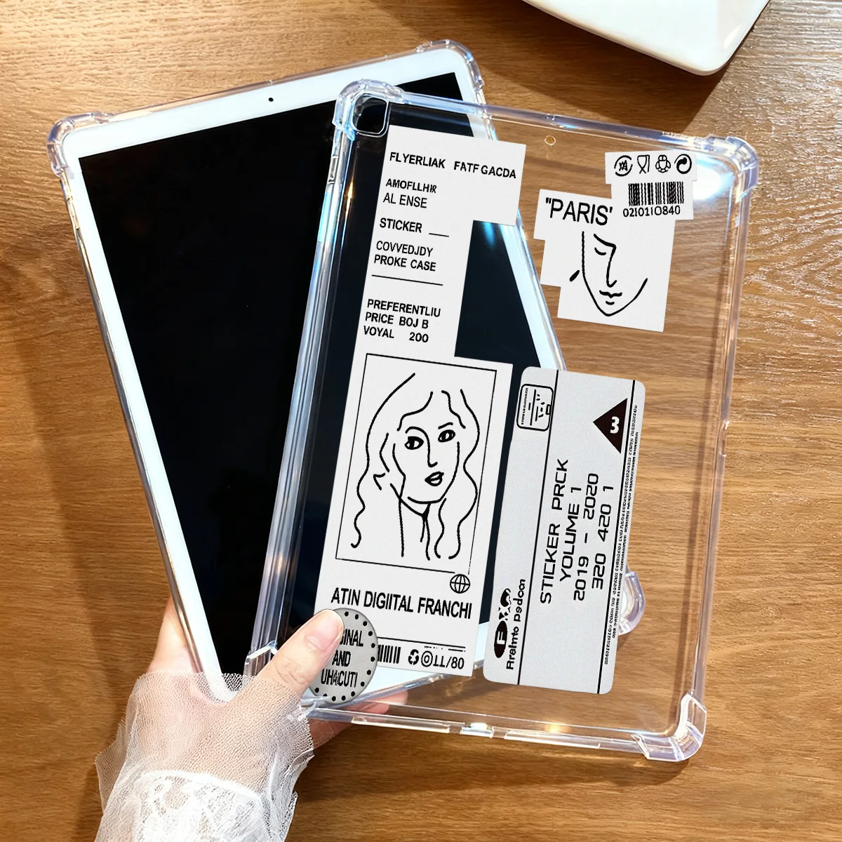 Crystal Clear Tablet Case For iPad Air 13 11 2 Pro 12.9 13 11 inch 9.7 iPad 11 10.9 6 5 10.2 4 3 2 Mini 7 6 5 4 3 2 Cover Capa