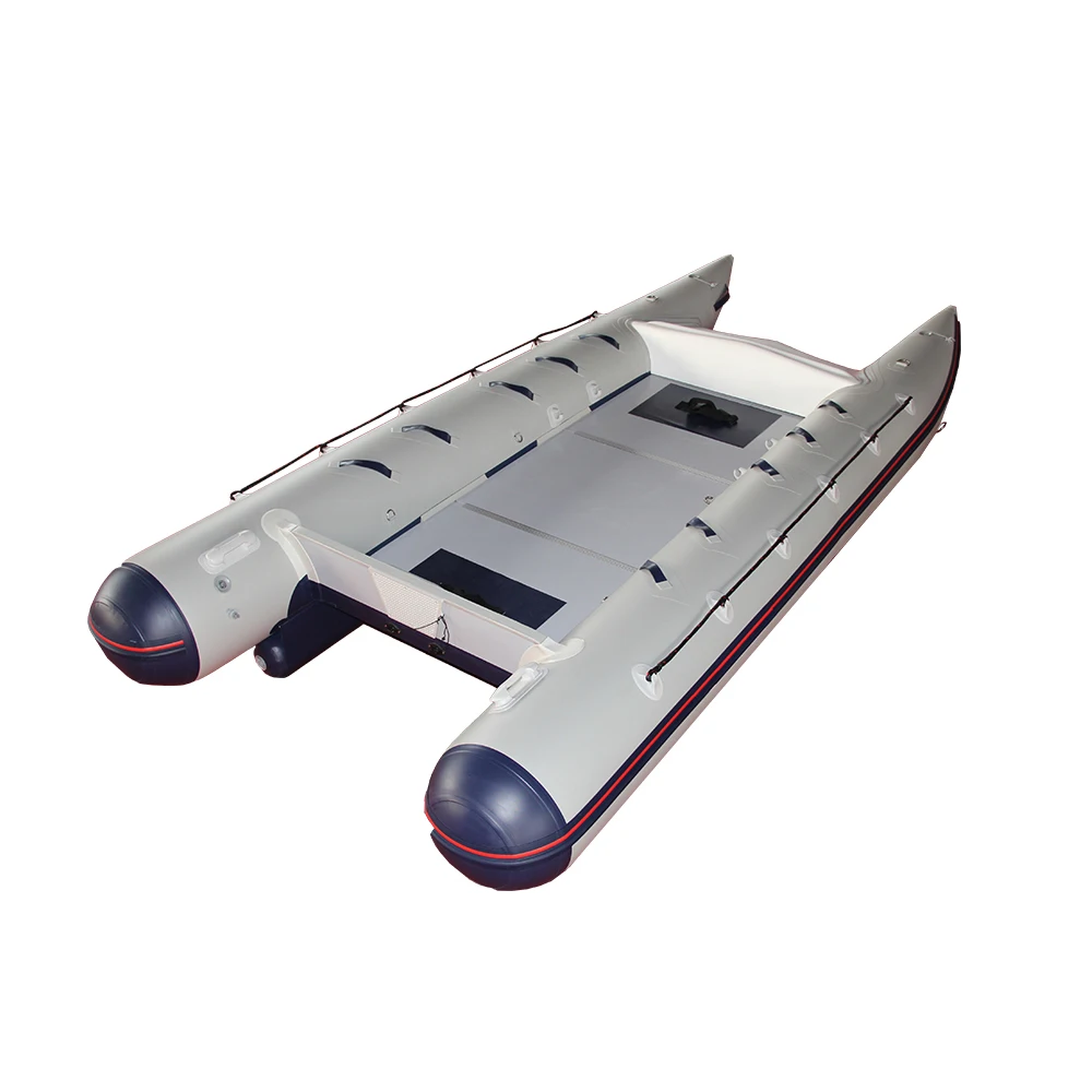 

Supplier 3.6m Hypalon Inflatable Catamaran Zbc-330 360 380 Fiberglass Bow Boat
