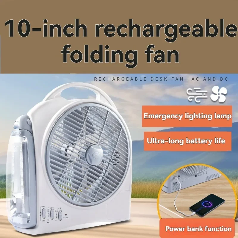 Portable 10inch Energy Saving Electric Fan Office Desk USB Table Fan Suitable for Office Desks Outdoor Camping and Home Use - view 4