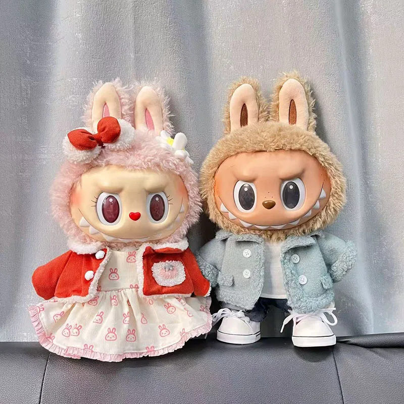 

For 38cm Labubu Clothes sweetheart dress suit Accessories For MOKOKO doll Outfit Clothing Gift Ropa labubu