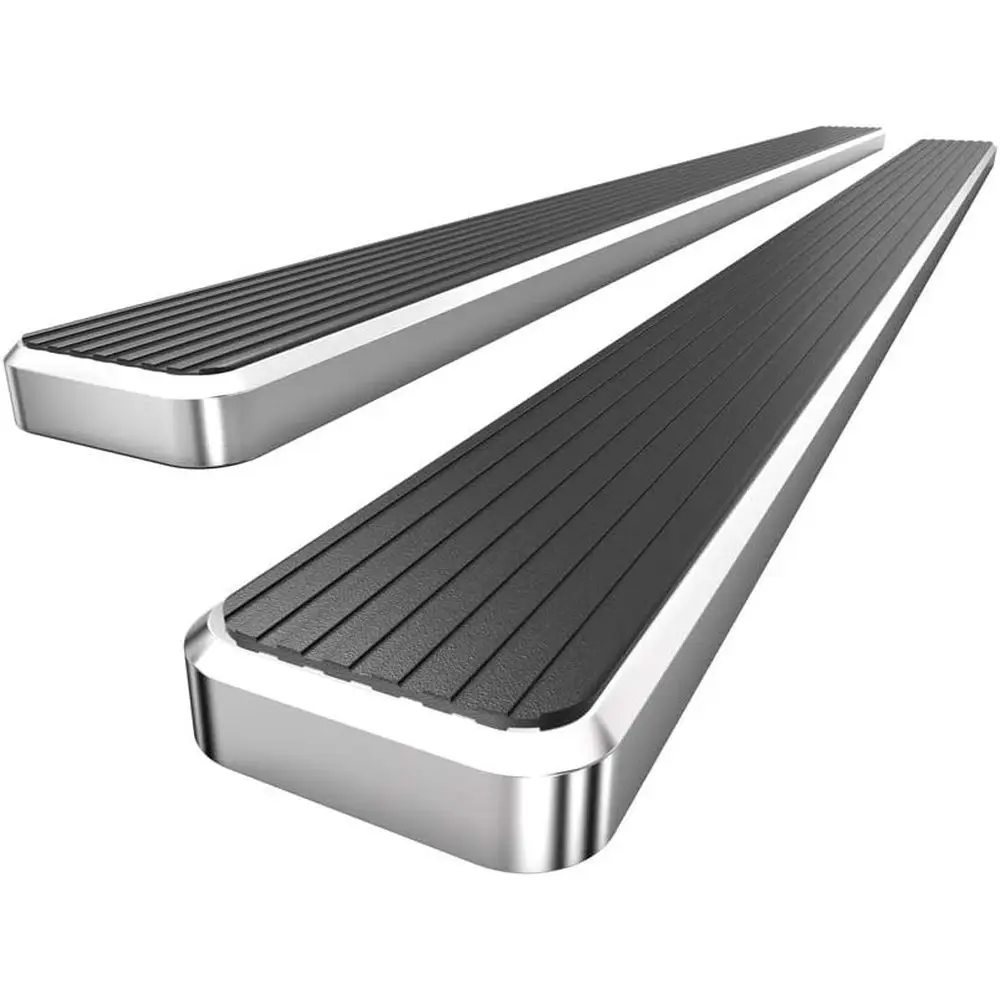 

Steel Running Board 5" Polished Compatible with Chevy Traverse 2007-2017 & Buick Enclave 2007-2009 (Exclude Denali) (Nerf Bar Si