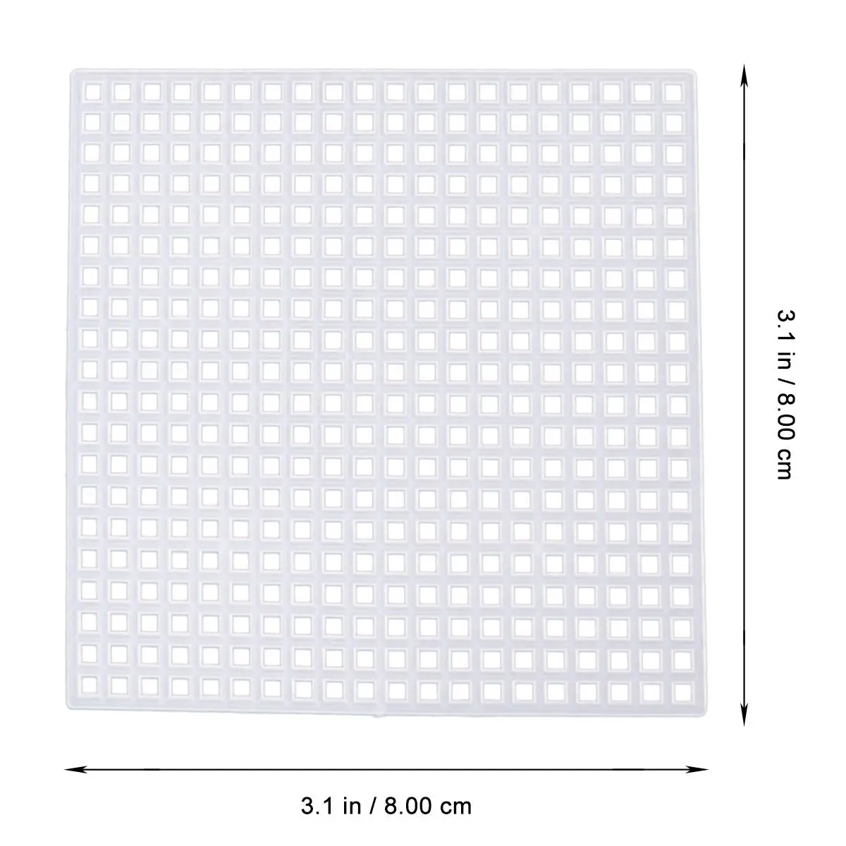

50 Pcs Mesh Plastic Canvas Sheets Cross Stitch Sewing Plastic Canvas Sheets for Embroidery Acrylic Yarn Crafting Knit and Croche