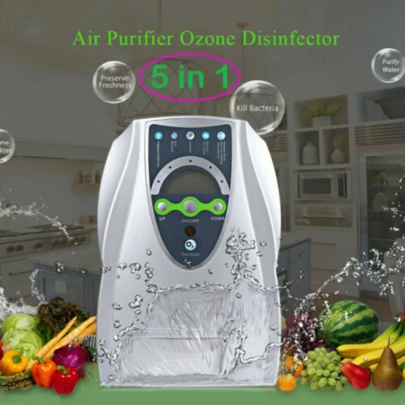 Генератор озона, очиститель воды и воздуха, многоцелевой AC110V AC220V, система стерилизации воздуха с силиконовыми трубками, диффузор, камни