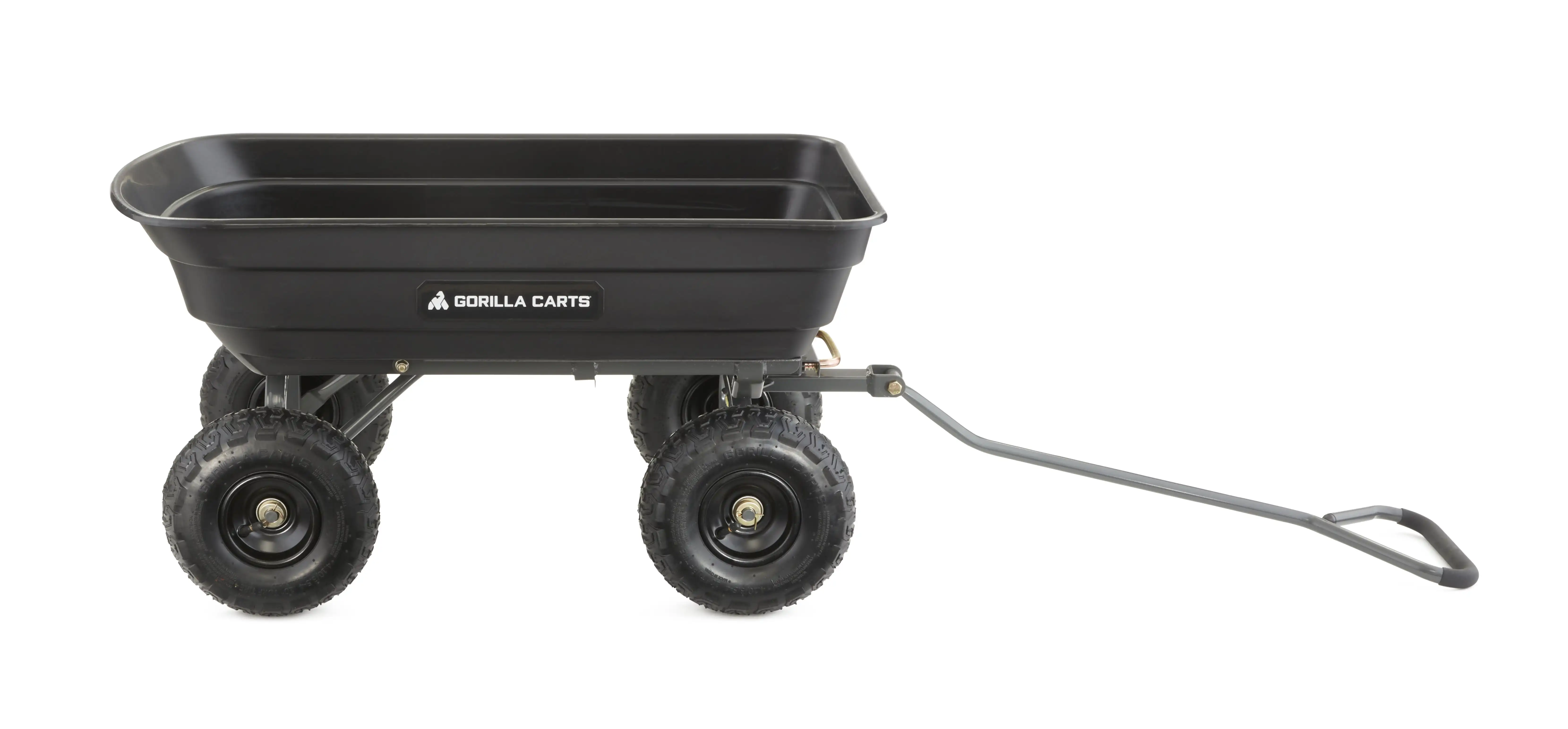 Gorillakaarten GOR4PS 600-lb. Poly Garden Dumpwagen met 10" banden