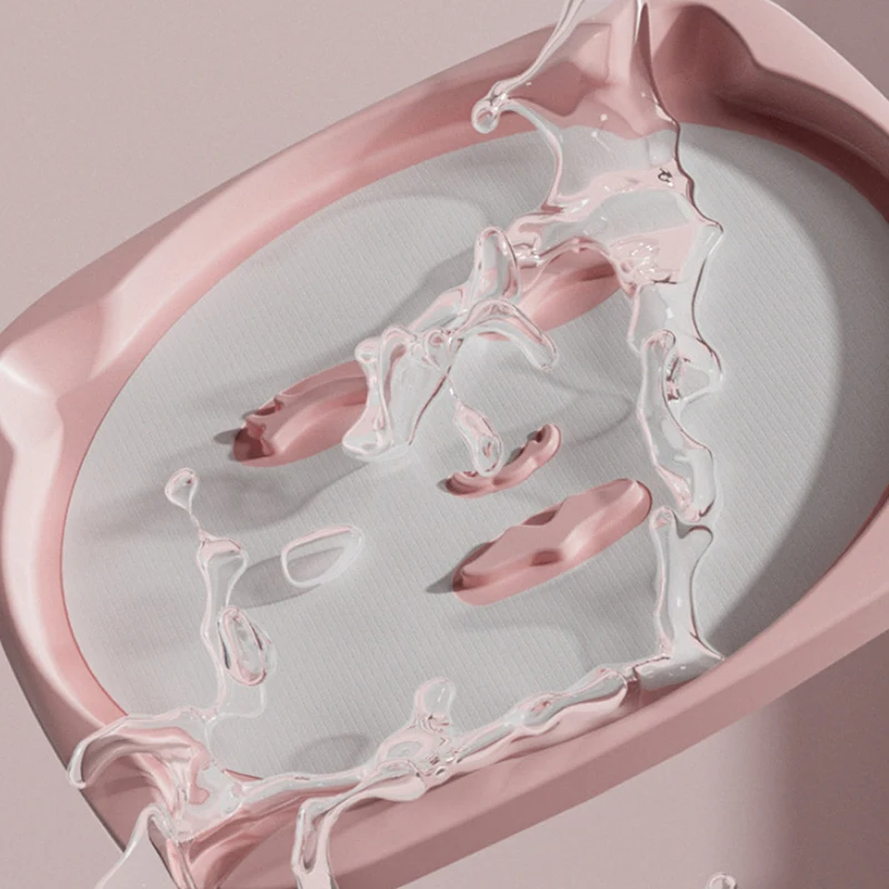 2 قطعة قناع الوجه المحمول لوحة قناع واضح قابلة لإعادة الاستخدام قناع قالب صينية DIY أداة ماكياج Beautykeup مجموعة أداة العناية بالبشرة #4