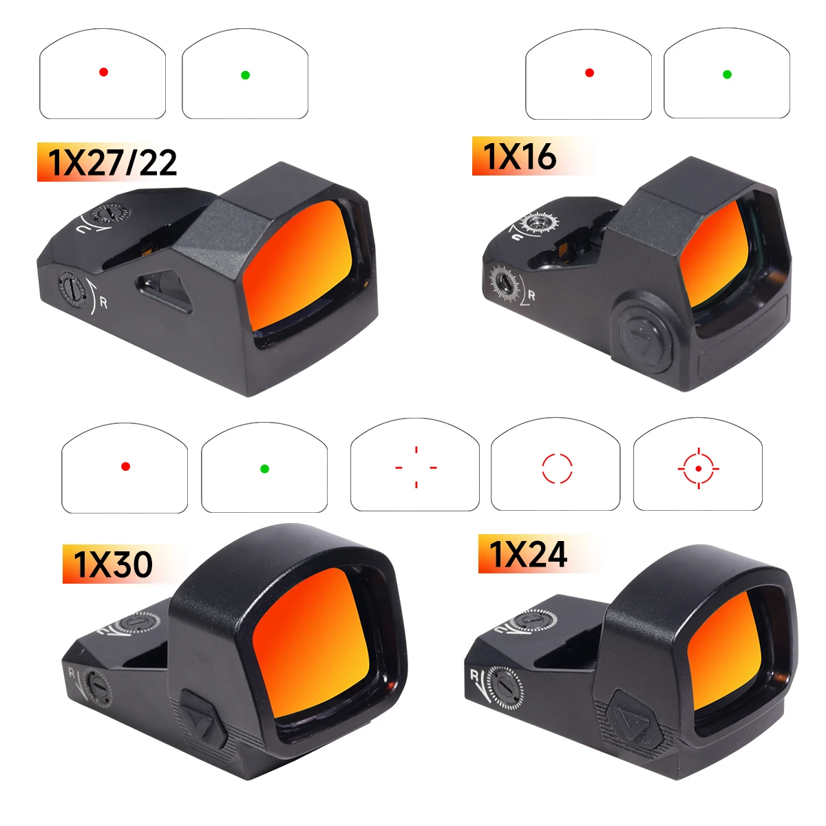 Original Optics Sw**pf*x Series Red Dot Sight 1x27 1x30 3 MOA 6MOA Hunting Optical Reflex Sight RMSC Footprint Shake Wake