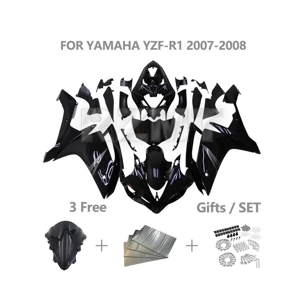 

Обтекатель мотоцикла из АБС-пластика, детали корпуса для YAMAHA YZF R1 2007-2008 YZF-R1, комплект обтекателя по индивидуальному заказу, аксессуары Y1007-102a