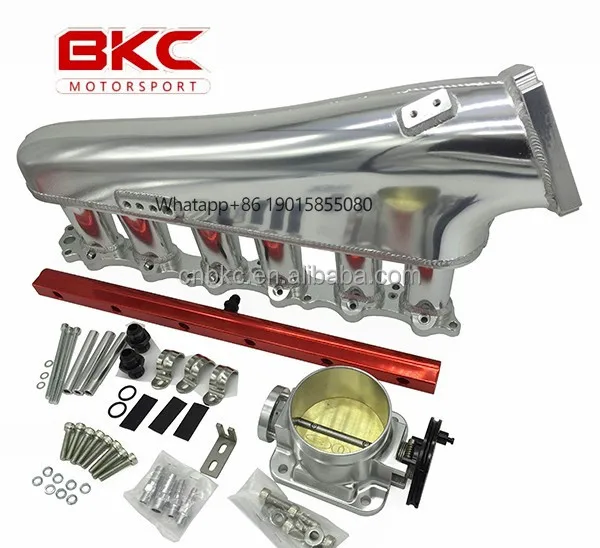 

BK-3122SSET 2JZ GTE Billet Intake Manifold with Fuel Rail and Throttle Body 90mm