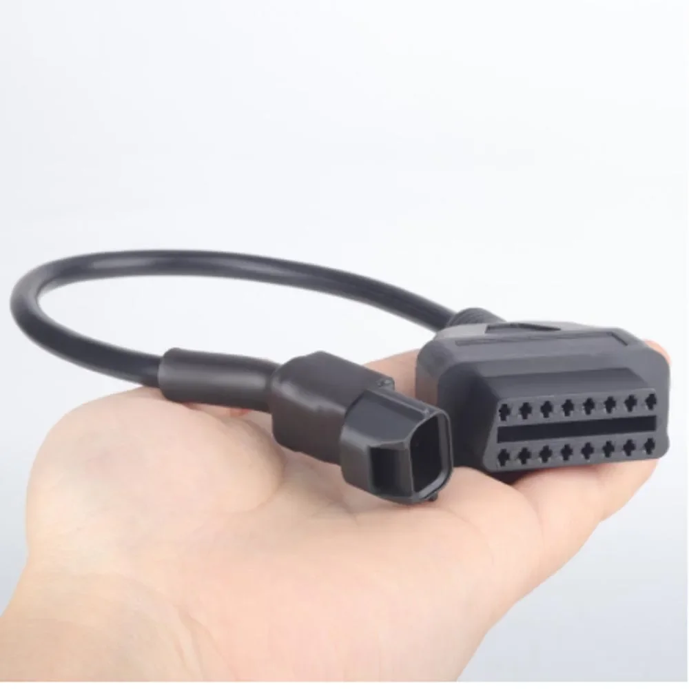 Adapter For KYMCO 3 PIN Motorcycle Cable OBD OBD2 Diagnostic Cable OBDII 16pin To 3 Pin for KYMCO Motorbike Convertor Connector