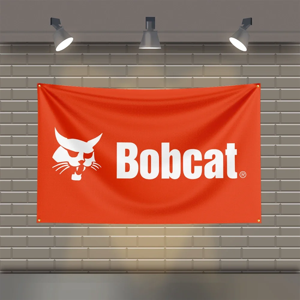 3x5 Ft B-Bobcats  Flag Polyester Printed Mechanical Tool Flags for Room Garage Decor