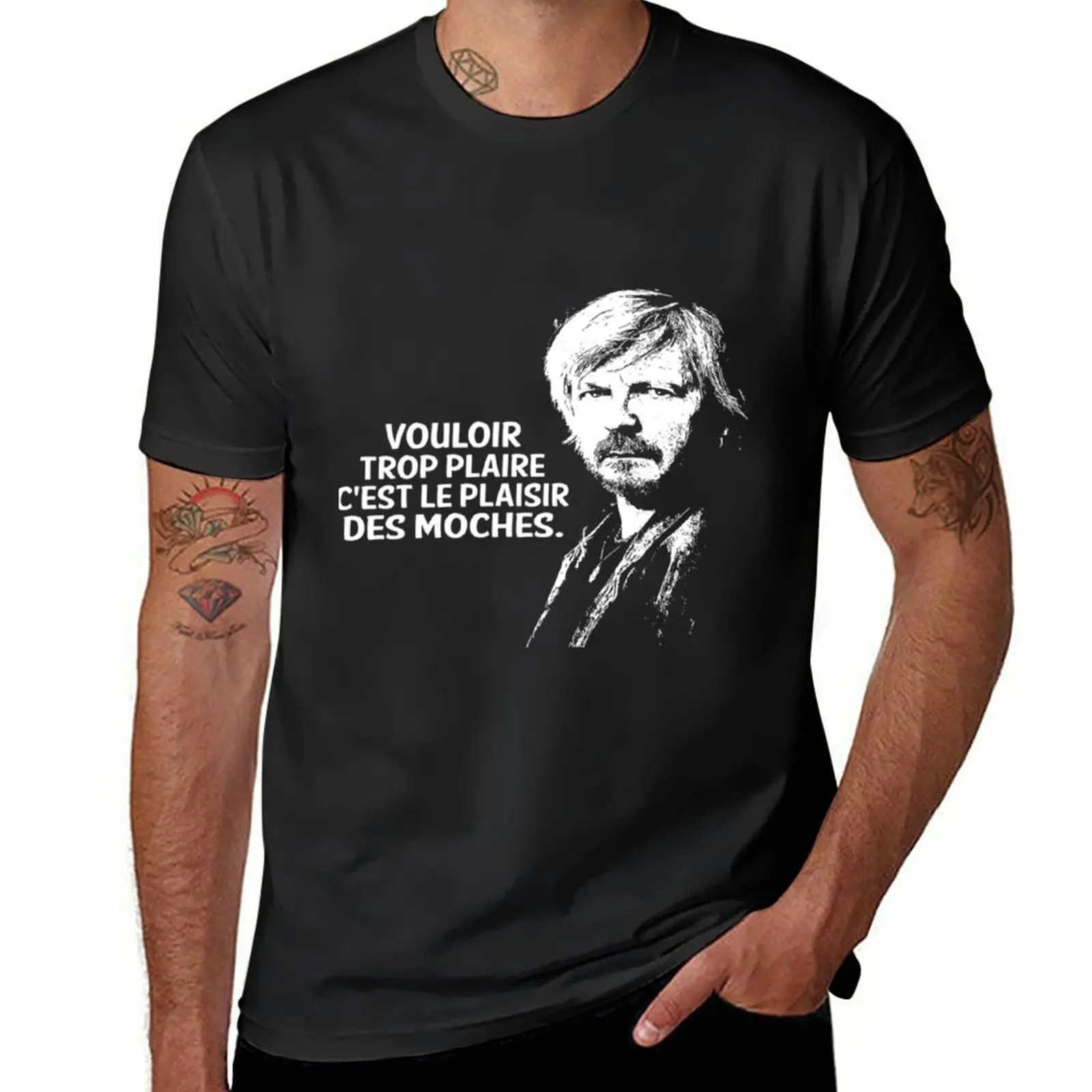 New Renaud quote Fitted . T-Shirt blank t shirts graphic t shirt Blouse Anime t-shirt Men\'s clothing