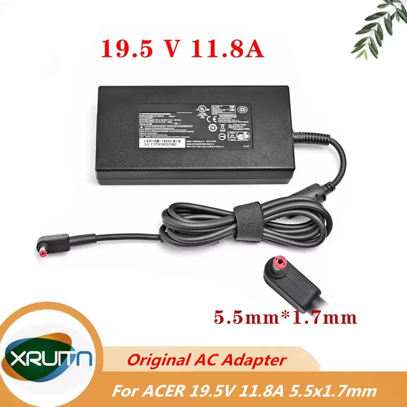 

Genuine 230W 19.5V 11.8A AC Charger For Acer Predator Helios 300 PH315-53 54 PH317-55 PT515-52 Laptop Power Adapter Supply Cord