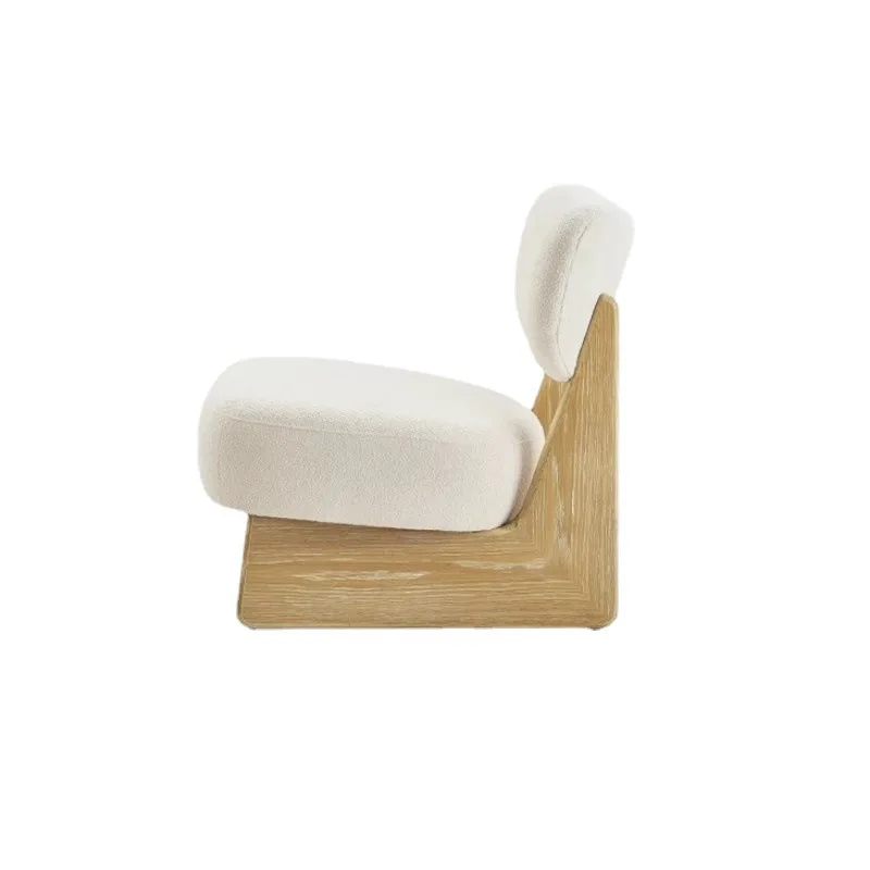 كسول، وابي سابي، نورديك، خشب متين، كرسي أريكة، غرفة النوم، الترفيه #2