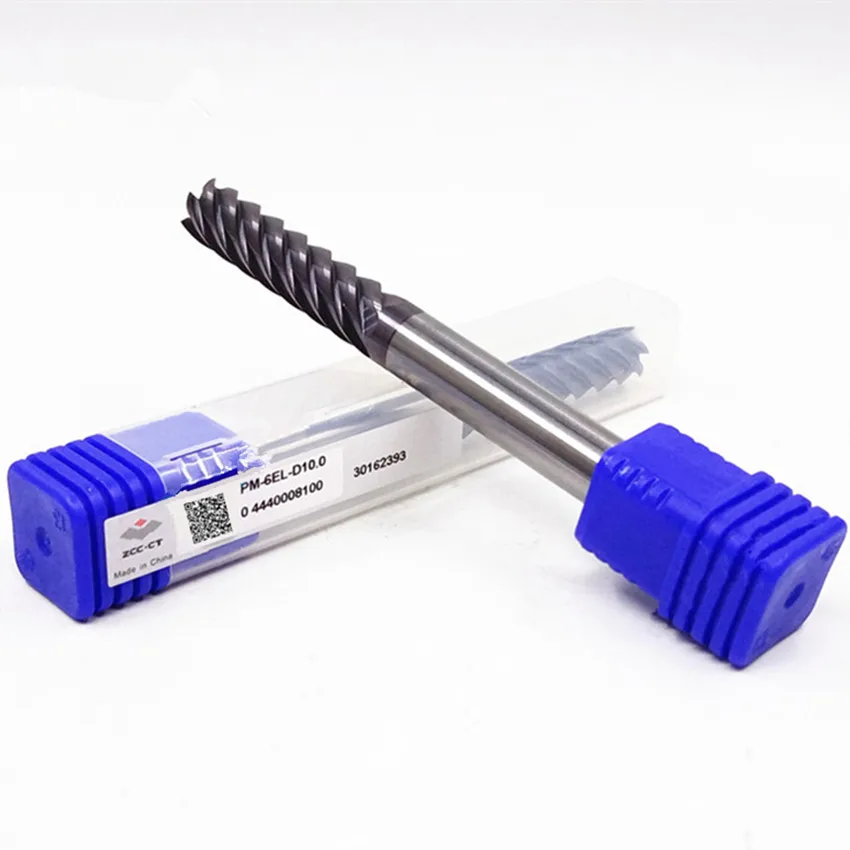 

PM-6EL-D6.0/PM-6EL-D8.0/PM-6EL-D10.0/PM-6EL-D12.0/PM-6EL-D16.0/PM-6EL-D20.0 PM-6EL ZCC.CT 6 Flute Straight Shank Flat End Mills