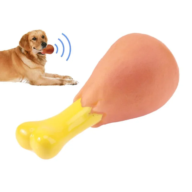 Squeaky Dog Rubber Toys Bite Resistant Dog Latex Chew Toy Animal Shape Puppy Sound Toy Dog Supplies For Small Medium Large Dog