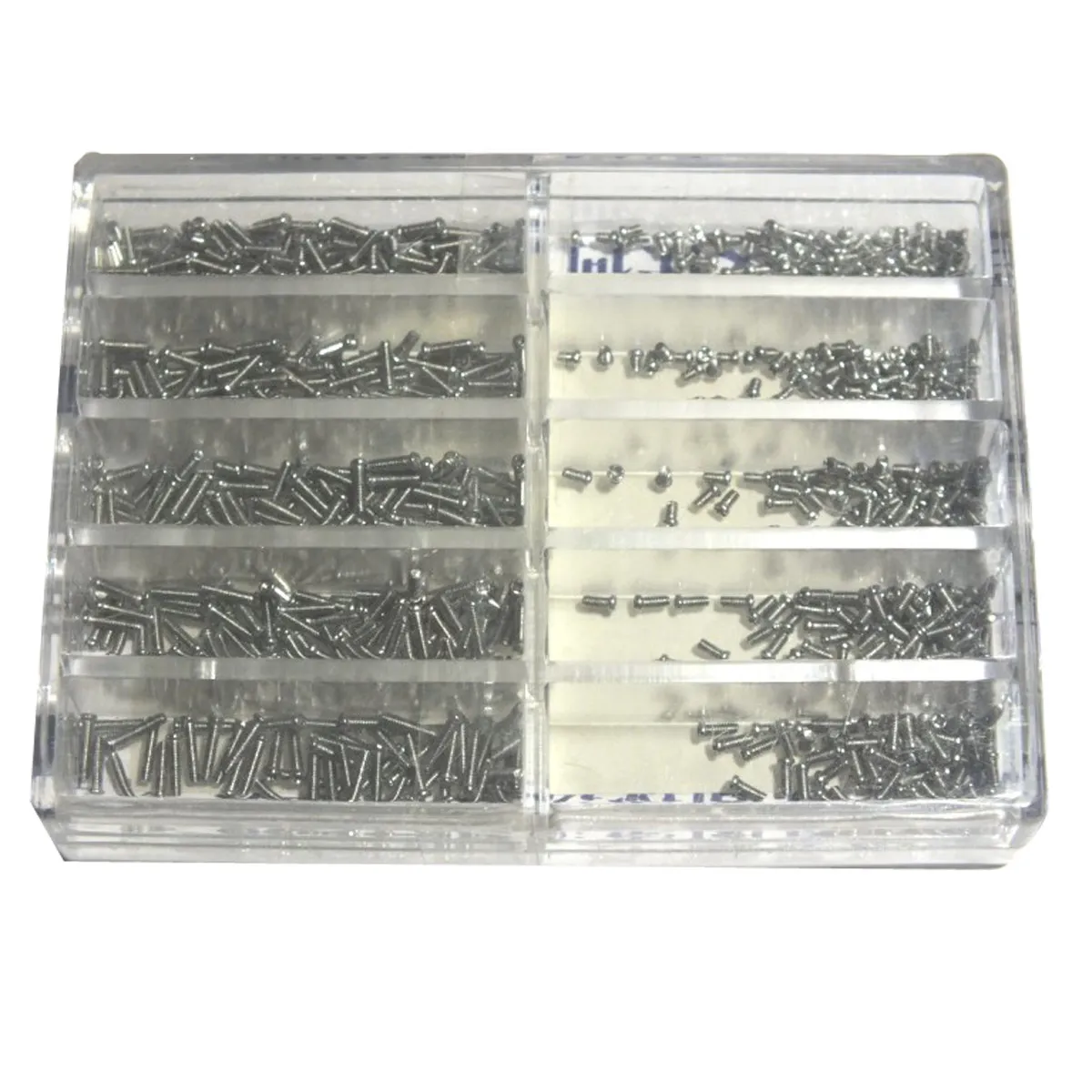 670Pcs Watch Screws Stainless Steel Professional Repair Kit 10 Sizes from 1.6mm to 6.0mm Clock Watch Screws Toolkit