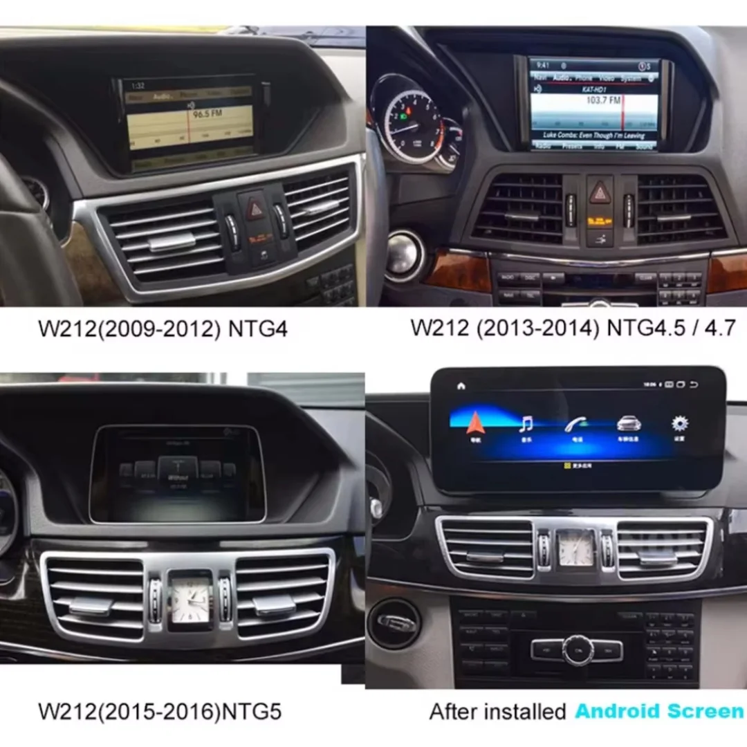 

10.25 Inch Car Radio For Mercedes Benz E Class S212 W212 2008-2014 GPS Navigation Screen Auto NTG4.0/4.5 Head Unit 2 Din