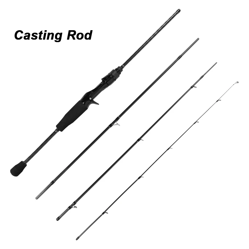 MIFINE MICROBITE TRAVEL Spinning Casting Rod 40 + 46T Carbon Fiber Schnelle Aktion 1,8 M/1,98 M/2,1 M/2,2 M Ultraleichte Köder Trout Pole