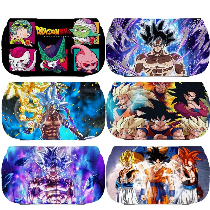 

Dragon Ball Goku Pencil Bags Anime Back To School Supplies Pencil Cases Cartoon Stationery Storage Bag Vegeta Pen Bags Kids Gift