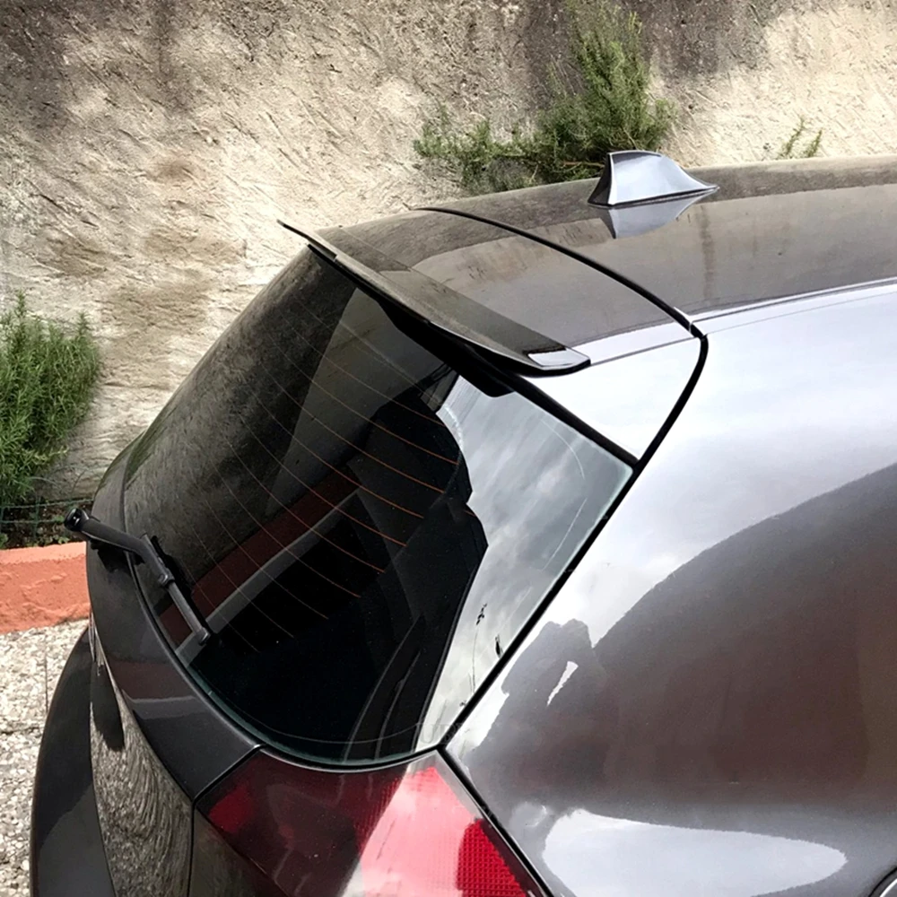 Hinten Dach Lip Spoiler Flügel Für BMW 1er E81 E87 Fließheck 120i 130 135i 116i 2004-2011 ABS Auto Schwanz Flügel Dekoration Streifen – Detail 5