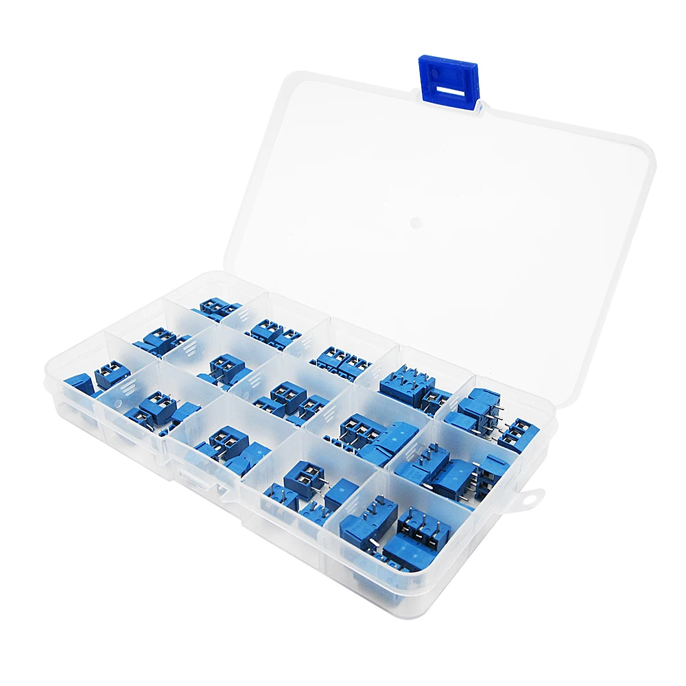 40pcs 5.0mm-2pin + 25pcs 5.0mm-3pin (KF301) 