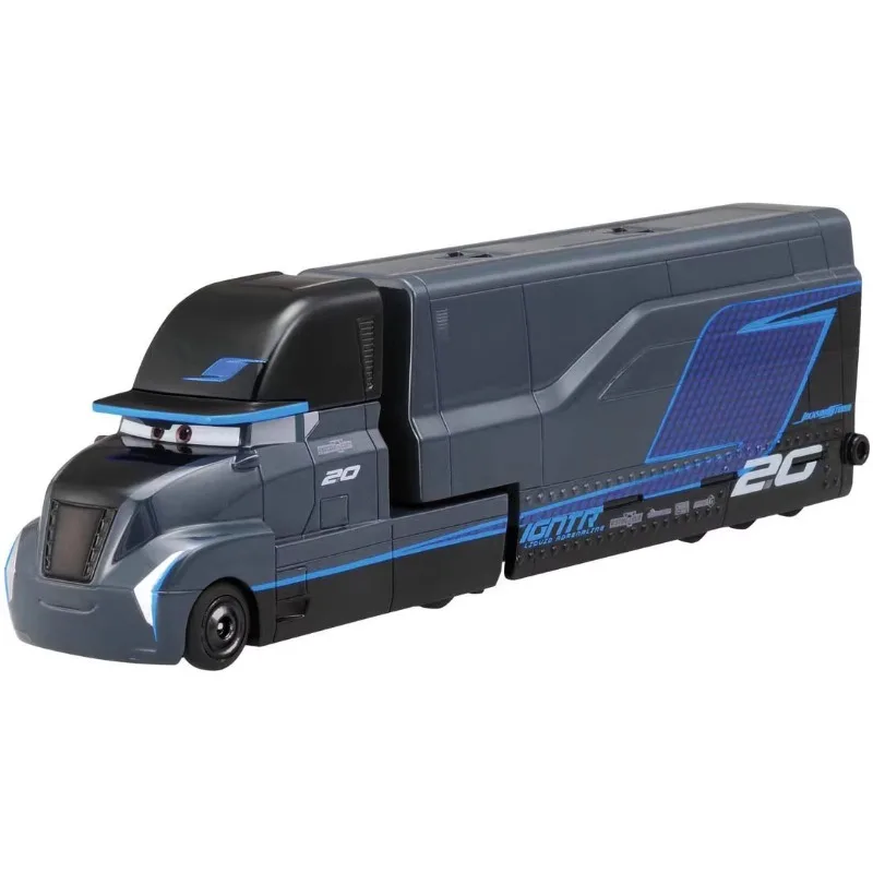 TAKARA TOMY Racing car General 3 Black Storm Jackson Mack Uncle Alloy storage container car, children's collection of ornaments.