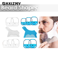 6pcs/Set Men Beard Styling Tool Men Beard Goatee Shaving Template Beard Shaving Face Care Modeling Grooming Gift For Husband