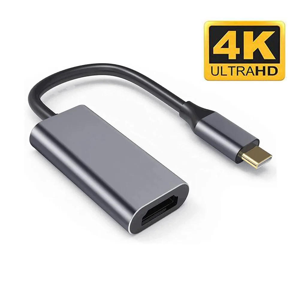 

USB C Via Type-C with DP Alt Mode To 4K HD TV Minitor Display Converter Cable Adapter for Thunderbolt3/4 Laptop Video Output