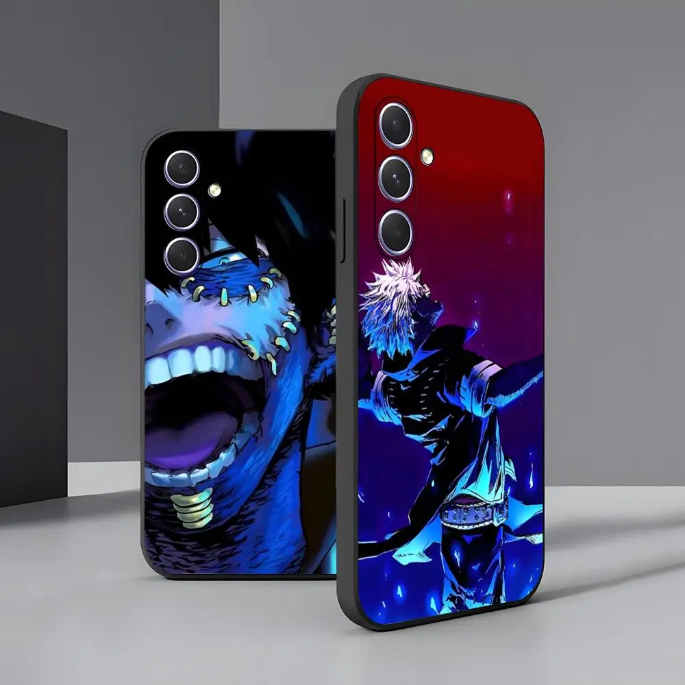 Dabi My H-Hero A-AcademiaS Phone Case For Samsung A57 A37 A17 A56 A36 A26 A16 A25 A35 A55 A34 A24 A54 Black Soft Shell
