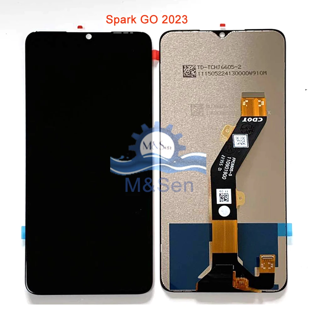 Original For Infinix Spark Go 2022 KG5 LCD KG5M KG5H Display Screen Touch Panel Digitizer For Tecno Spark Go 2023 BF7 Frame