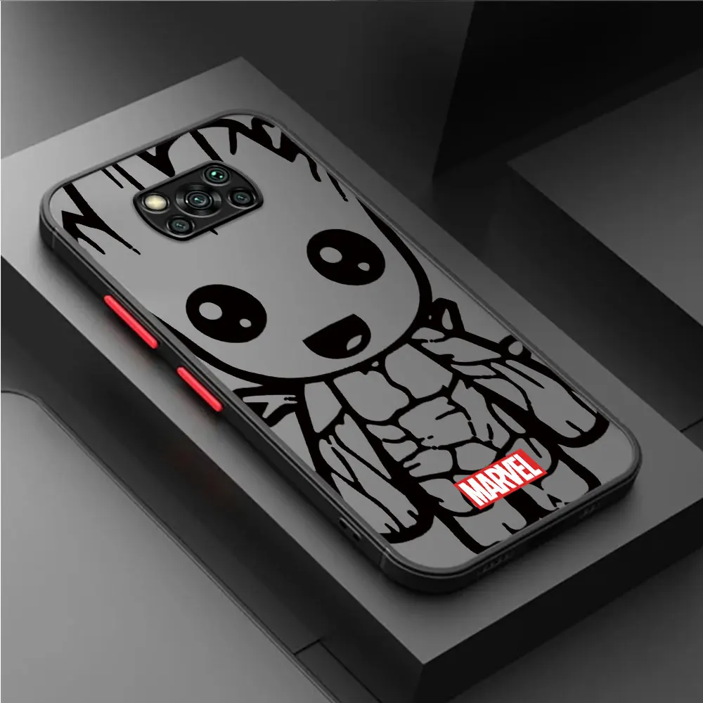 Pokrowiec Marvel Spiderman Venom TPU Wstrząsoodporne etui na telefon dla Xiaomi Poco F3 M5s X3 NFC C51 X5 Pro C50 M5 X4 GT X4 Pro C40 X3