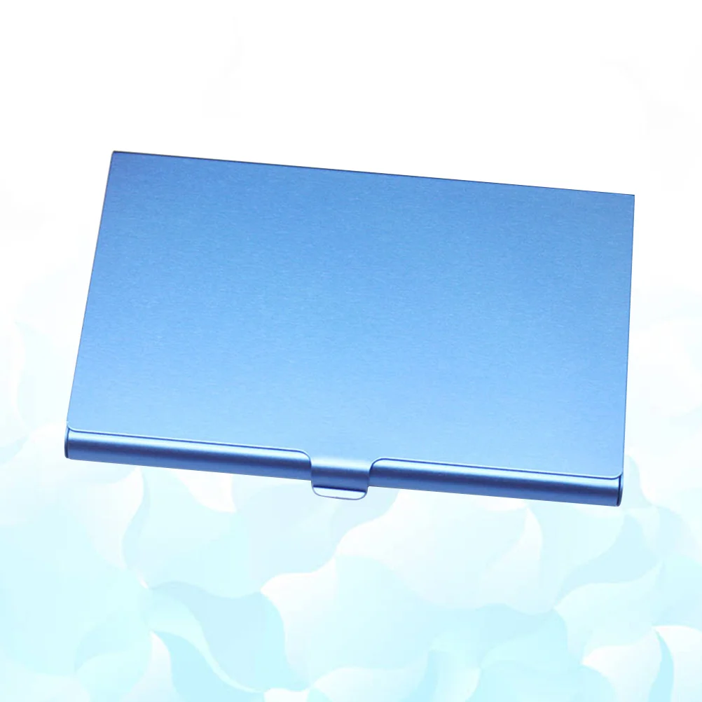 Tempat Kartu Nama Aluminium Alloy yang Stylish, Organizer Meja Hitam untuk Kartu Identitas dan Kartu Kredit, Hadiah Praktis untuk Pengusaha