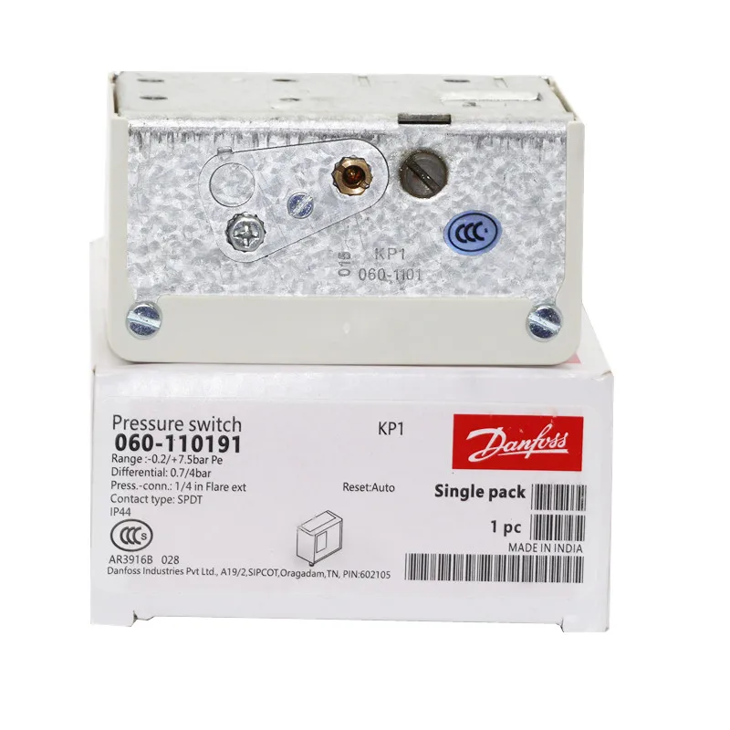

NEW DANFOSS KP1 060-1101 Pressure controller KP1 060-110191 Pressure switch