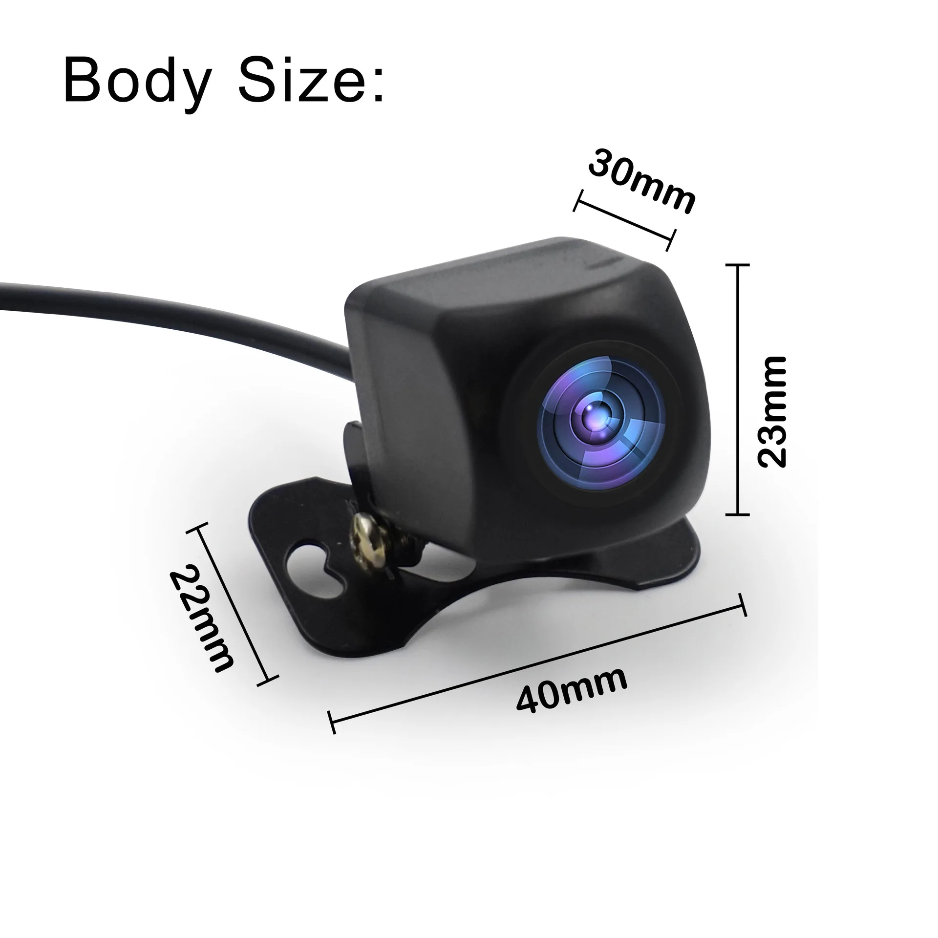 

high-definition lens scale line front and rear view switchable Wi-Fi equipped car-mounted camera supports Android system IOS