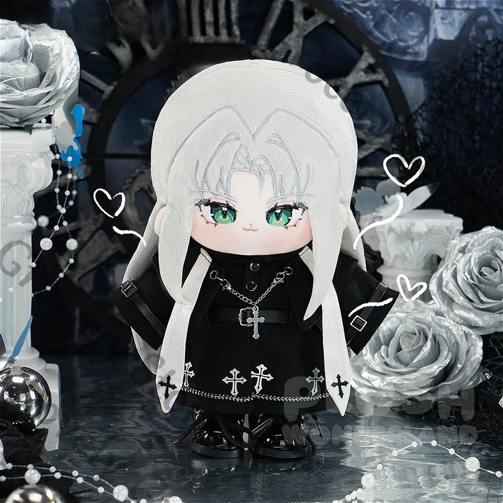 

20cm Anime Sephiroth Cosplay Cartoon Fluffy Dress-up Maumet Printing Puppet Cotton Throw Pillow Plaything Dango Cushion Gift
