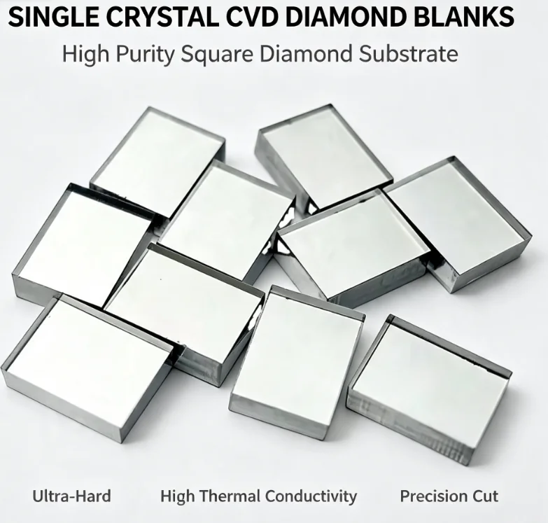 single-crystal-cvd-cultivated-diamond-7mm-square-diamond-thermal-conductivity-optical-window-material-diamond-single-crystal-cvd