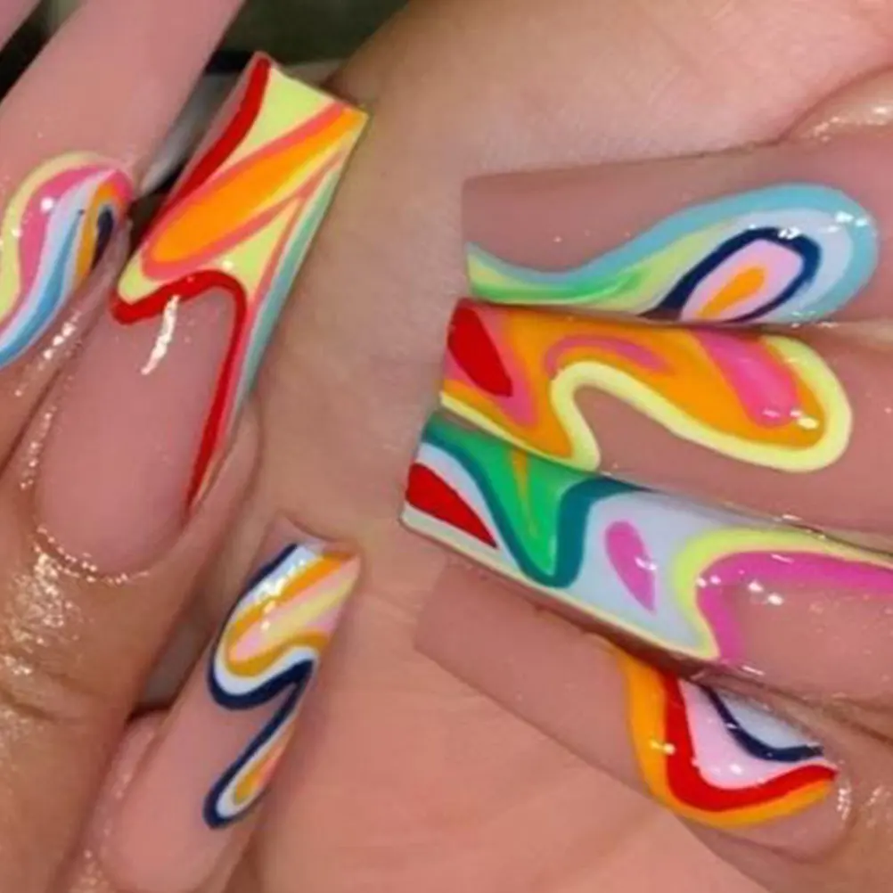 

8Pcs Nail Art Pens Lightweight Nail Graffiti Dotting Liner Polish Painting Design Tools Accessories for Home Salon Use Acrylic