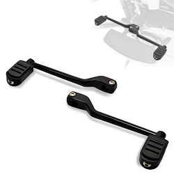 Heel/Toe Shift Pegs Front and Rear Levers w/Shifter Pegs For Harley Davidson 1986-2017 FL Softail, 1988-2025 Road King Black