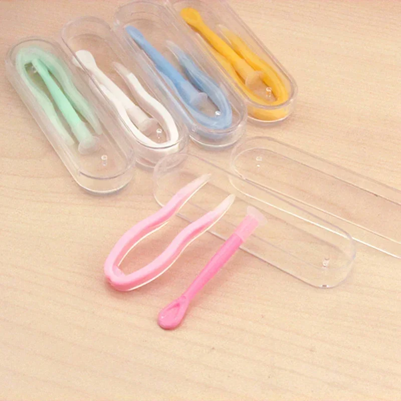 Simple Compact Portable Contact Lens Cases Inserter Remover Multicolor Contact Lenses Tweezers Suction Stick Special Clamps Tool