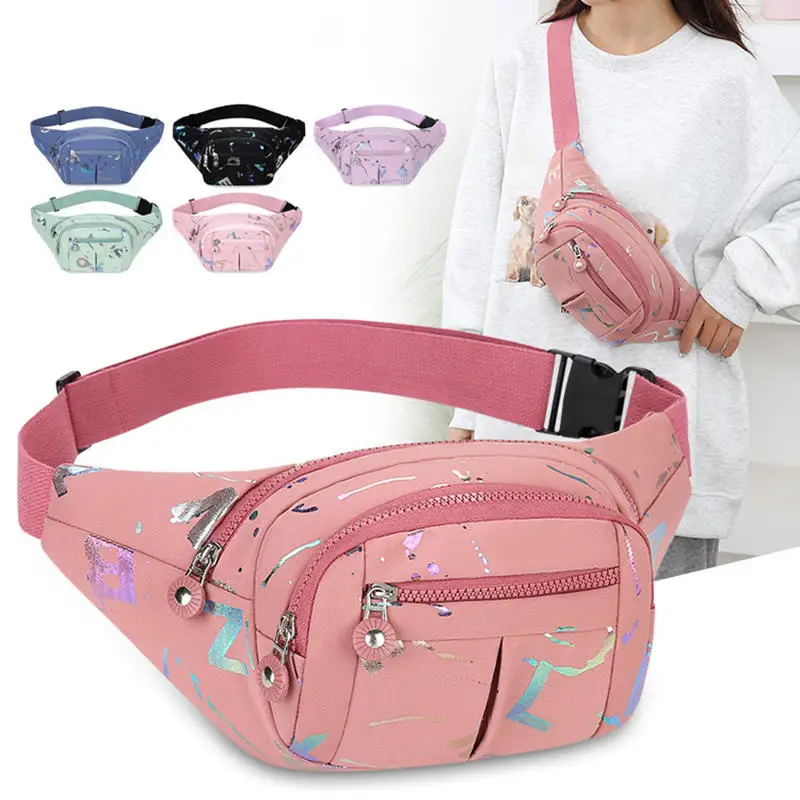 

Waist Pack Women Running Chest Bag Mobile Phone Holder Gym Fitness Travel Pouch Belt Chest Bags Crossbody Bags Fanny Pack