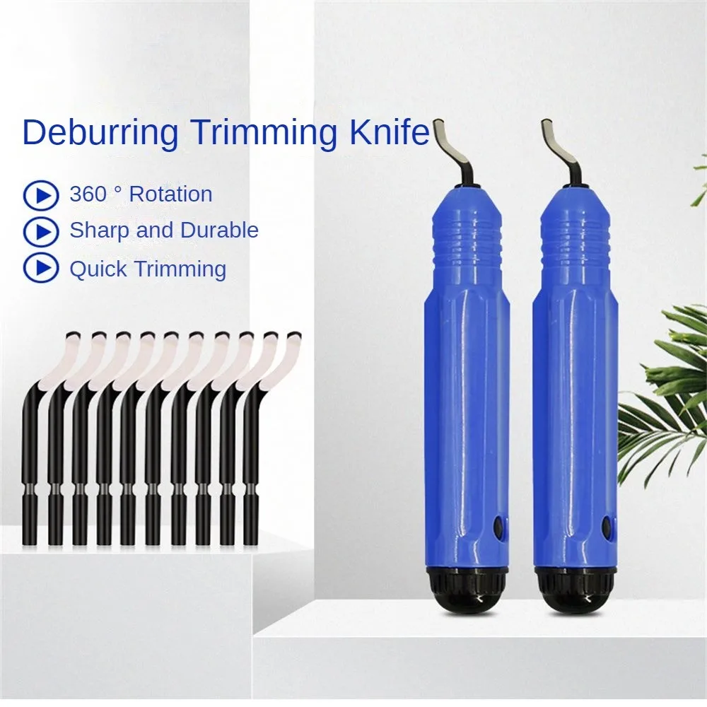Professionelle Grat Trimmen Cutter NB1100 Handheld Tragbare Entgraten Werkzeug Rand Entfernen Werkzeuge + 10 stücke BS1010 Ersatz Klinge